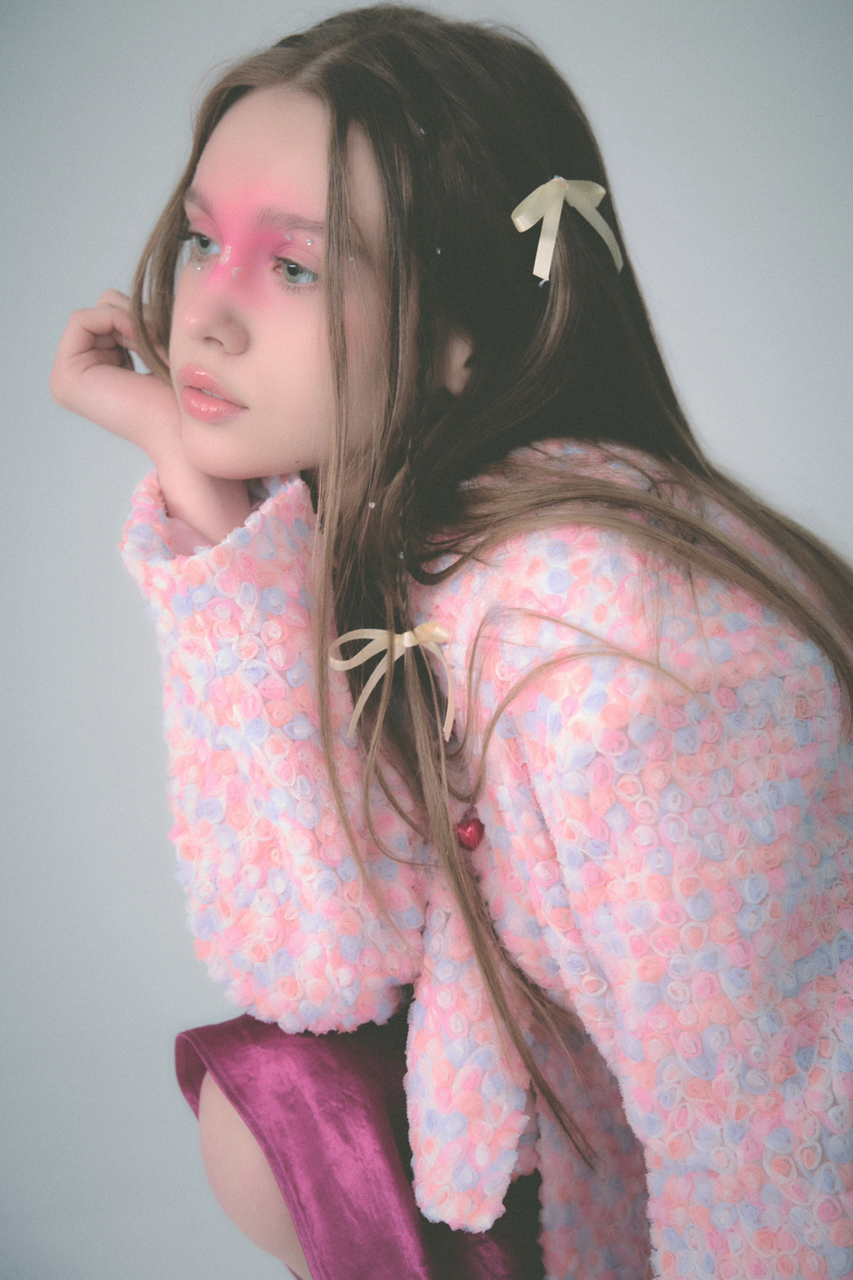 粉嫩merna人体艺术写真，展现柔美气质，捕捉青春瞬间的唯美画面