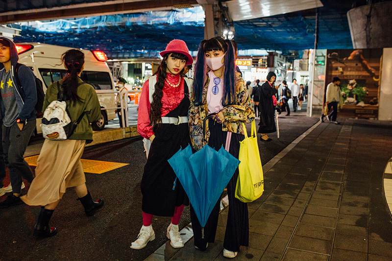 日本女人浜浜崎步的时尚穿搭，东京街头风，樱花季和服秀