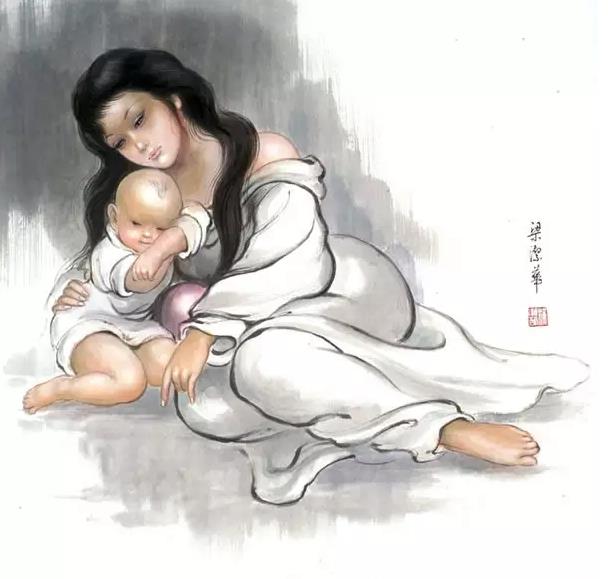 2.美女哺乳喂奶，母爱自然流露，温暖瞬间，宝宝健康成长，幸福家庭日常
