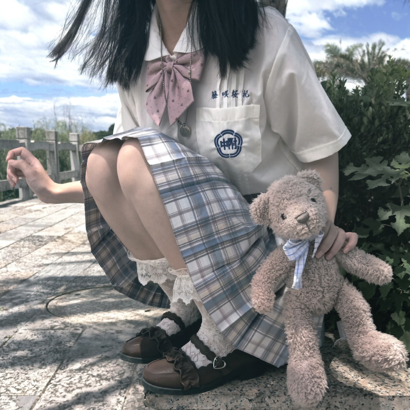 JK女生筒爽浜清新夏日穿搭必备JK女生筒爽浜舒适百搭时尚单品