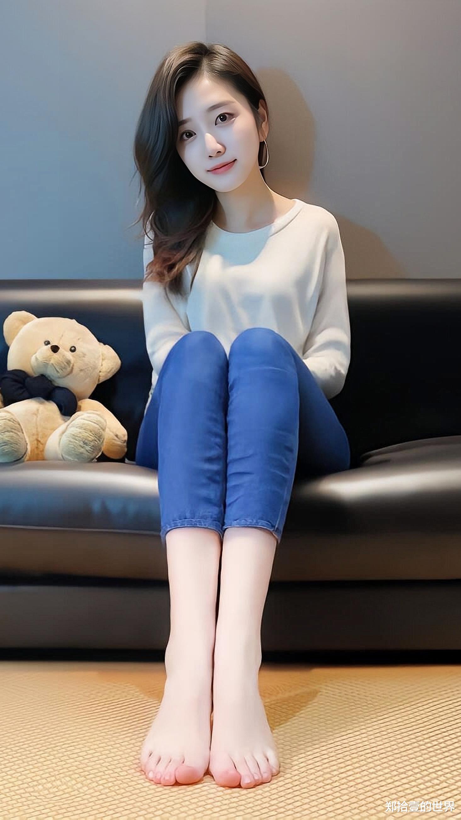 白嫩小脚丫玉足夹茎浜的诱惑，足控福利写真，展现极致美足魅力