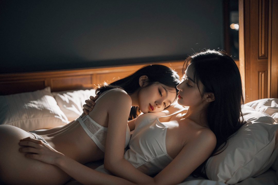日本熟睡人妻的诱惑，深夜秘密邂逅，温柔梦境中的暧昧缠绵
