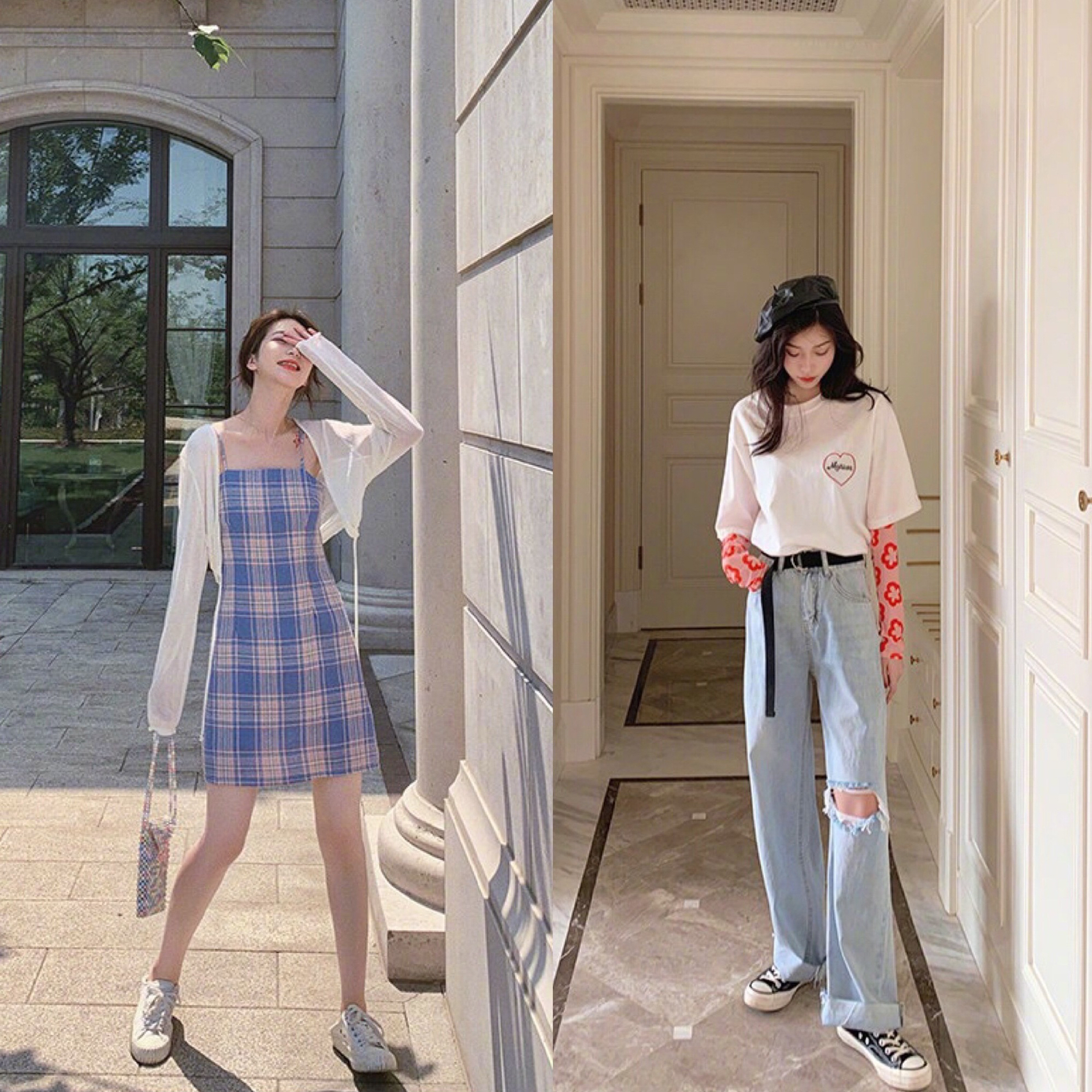 2.VK女生脱帆布鞋的时尚穿搭秘诀，轻松展现个性魅力，舒适又百搭*